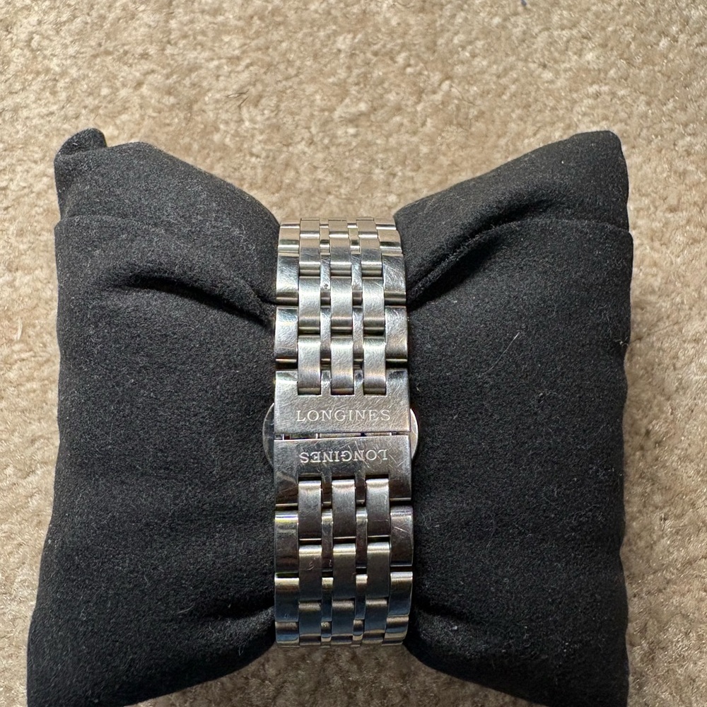 Longines Men's Black and Gold Watch - Picture 3 of 6